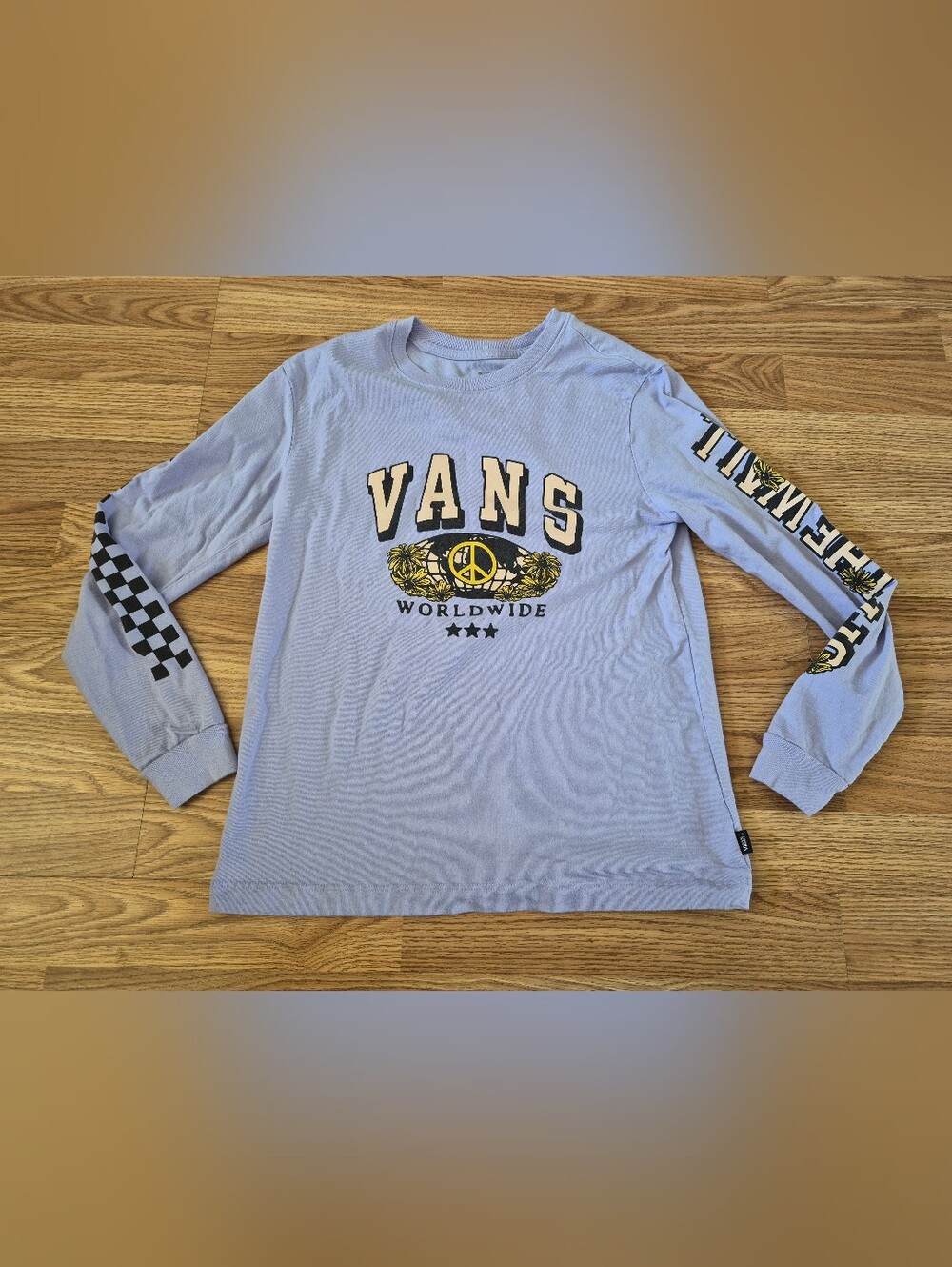 Vans Women's Lilac Cotton Long Sleeve Shirt